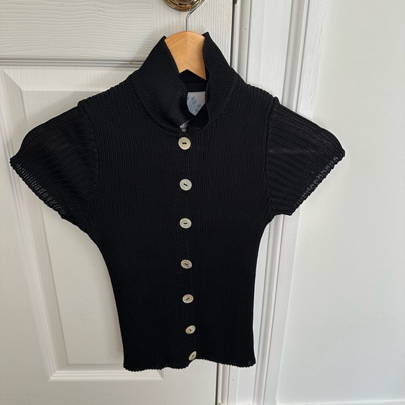 Calle Del Mar Short Sleeve Cardigan - Size Small - Picture 3 of 6